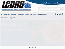 Tablet Screenshot of lcdhd.org